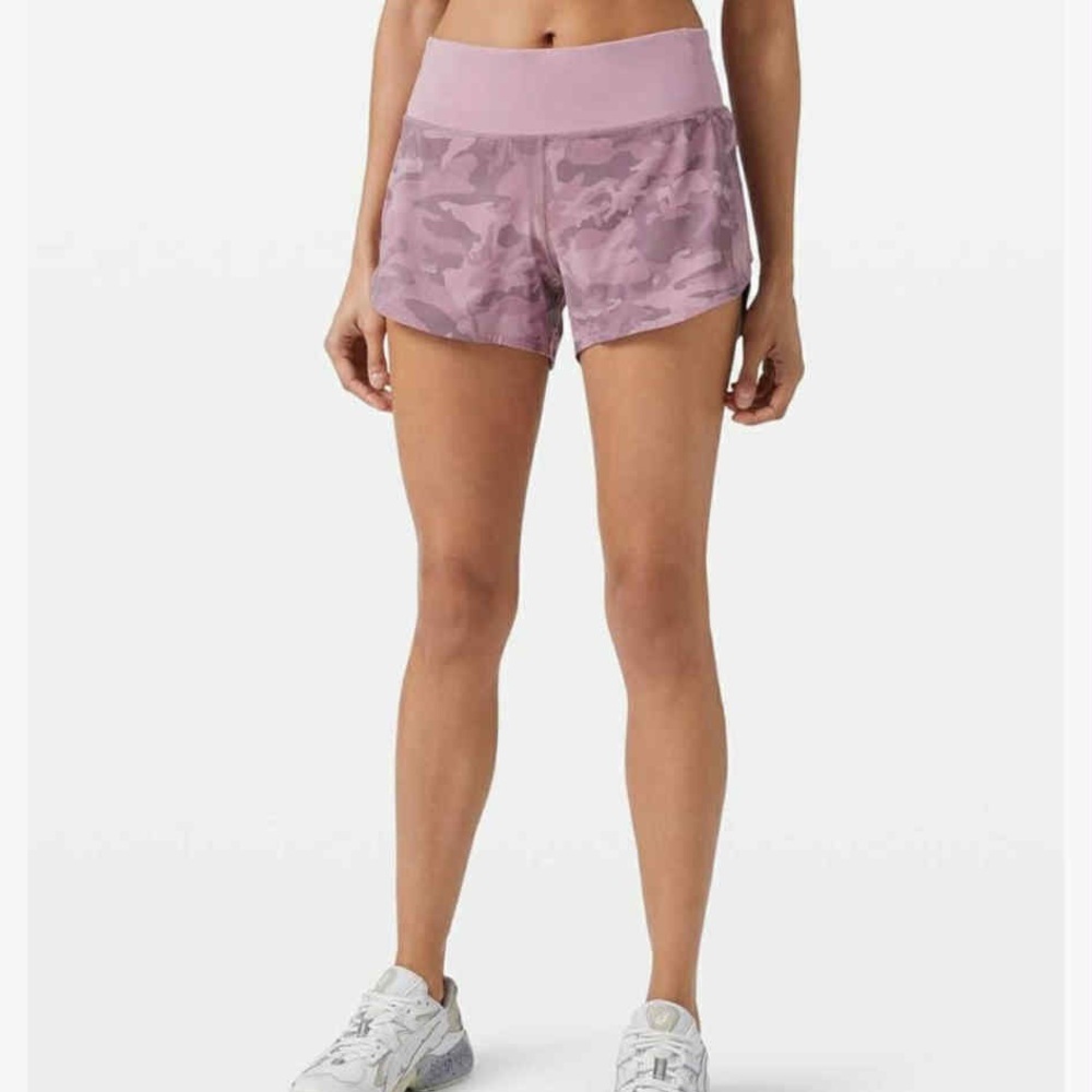 Lululemon Athletica Mauve Camo Athletic Shorts